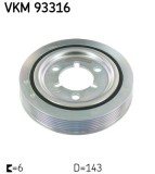 SKF VKM 93316 Fulie curea arbore cotit