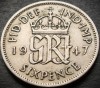 Moneda 6 (SIX) PENCE - Marea Britanie / ANGLIA, anul 1947 * cod 4591 = excelenta, Europa