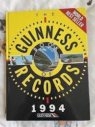 The Guiness book of records 1994 foto