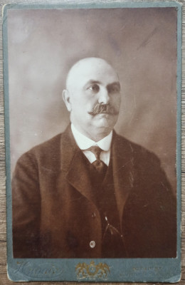Portret Iuliu Albini, exploatator aurifer si guvernatorul minelor Zlatna, 1916 foto