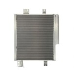 Condensator climatizare Daihatsu Materia, 10.2006-2016, motor 1.3, 67 kw ; 1.5, 76 kw benzina, full aluminiu brazat, 430(420)x383(355)x16 mm, cu usca
