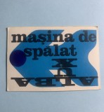 Calendar 1969 mașină de spălat Albalux