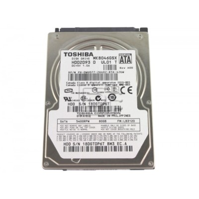 Hard Disk Laptop - Toshiba Model MK8046GSX ,80 GB ,8 MB ,Serial ATA-300 foto