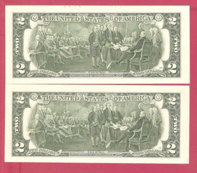 SUA 2 $ / 2013 - serii CONSECUTIVE. UNC. foto