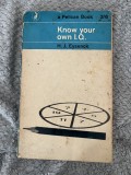 Know your own I.Q. - H.J. Eysenck, Penguin Books, 1962