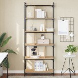 vidaXL Bibliotecă cu 6 niveluri, stejar sonoma, 76x32x192 cm, lemn 833946