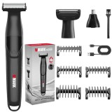 Cumpara ieftin Aparat de Ras si Barbierit Electric, Profesional, BIRAI MultiGroom Pro 3 in 1, Motor 7.000 RPM, Kit Grooming Complet, Lama Inox, Baterie Li-Ion, Auton