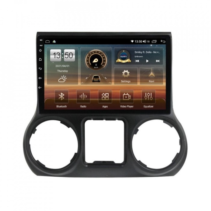 Navigatie dedicata cu Android Jeep Wrangler III (JK) 2015 - 2018, 8GB RAM,