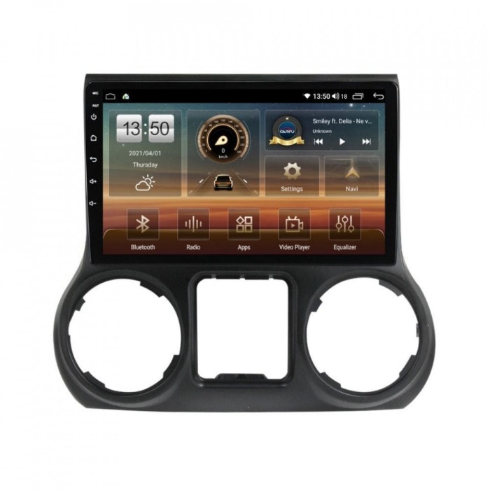 Navigatie dedicata cu Android Jeep Wrangler III (JK) 2015 - 2018, 8GB RAM,