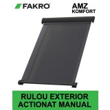 Rulou parasolar Fakro AMZ Komfort, protectie caldura, vant si UV