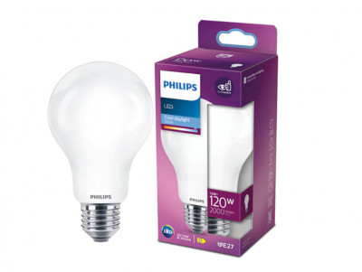 Bec LED Philips Classic A67, 13W (120W), 2000 lm, lumina naturala rece (6500K) - RESIGILAT foto