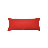 Perna cervicala dreptunghiulara, 50 x 20cm, plina cu Puf Mania Relax, culoare rosu