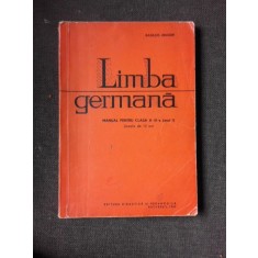 Limba Germana, manual pentru clasa a IX-a, scoala de 12 ani - Basilius Abager