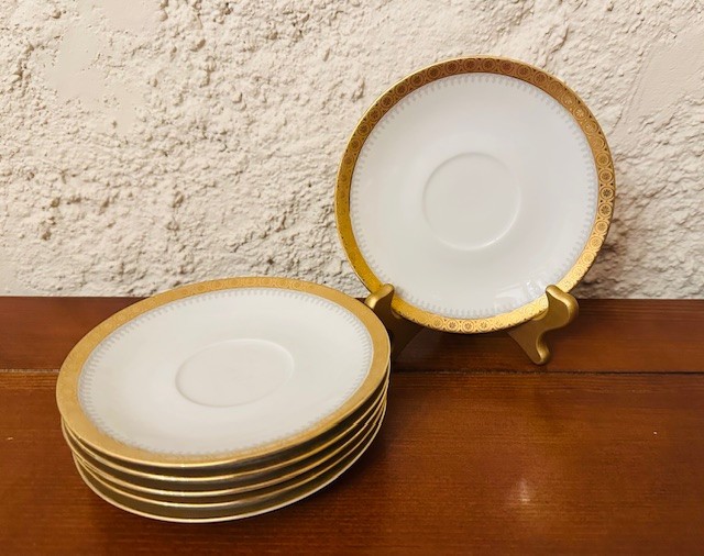 6 FARFURIOARE DIN PORTELAN FIN- MARCAJ WINTERLING KIRKENLAMITZ BAVARIA D15CM