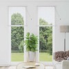 VidaXL Jaluzea pentru Fereastră cu perdele Manual Alb Aluminiu 42006016