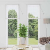 VidaXL Jaluzea pentru Fereastră cu perdele Altele Manual Alb 80 x 220 cm Aluminiu