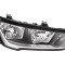 Far AUDI A1 (8X), 12.2014-12.2018, partea Dreapta, ZKW, tip bec H15+H7+HY21W; electric; cu motor; halogen