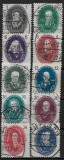 Germania DDR - 1950 - Academia 10v.stampilate,serie completa(z), Stampilat
