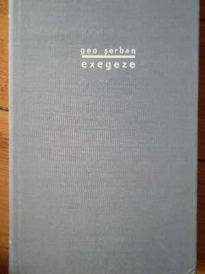 Exegeze - Geo Serban ,304271 foto