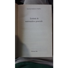 Lezioni di Matematica Generale - A.Myskis