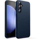 Husa de protectie matte tpu, flippy, pentru samsung galaxy s24 fe, protectie camera, antisoc, antizgariere, antialunecare, acoperire completa, albastr