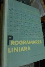 Programarea liniara - H. Ionescu foto