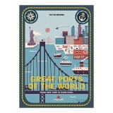 Carte Great Ports of the World - Frauke Berchtig | Geografie, Porturi Mondiale, Comerț Global, Istorie