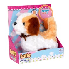 Jucarie de plus interactiva, catelus Latte, Puffy Friends