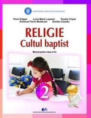 Religie. Cultul Baptist. Manual pentru clasa a II-a/Flora Dragan, Lucia Maria Lupolan, Terezia Crisan, Emanuel Florin Moldovan, Emilian Claudiu