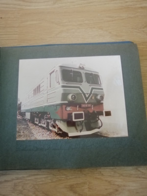 Album 15 fotografii cu locomotive din Romania - anii 1980 foto