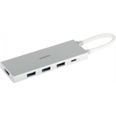 Hub USB-C Xiaomi, 3 x USB-A 3.0 - 1 x USB-C - 1 x HDMI, Alb BHR8804GL