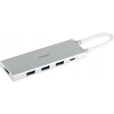 Hub USB-C Xiaomi, 3 x USB-A 3.0 - 1 x USB-C - 1 x HDMI, Alb BHR8804GL foto