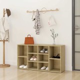 vidaXL Banchetă pantofar stejar sonoma, 103x30x55 cm, lemn prelucrat 803293