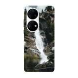 Husa compatibila cu Huawei P50 Pro model Cascata del Rutor, Silicon, TPU, Viceversa, Transparent, Carcasa