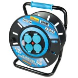 Prelungitor electric industrial, pe tambur, 13 A, 3x1.5 mm&sup2;, IP44, 25 m, Richmann