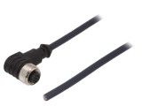 Cablu M12 5PIN IGUS Unghi 3m, TPE Albastru, IP69K, Curent Max 4A, Tensiune Max 60V