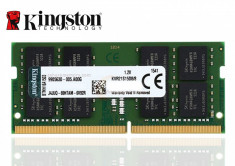 Memorie notebook Kingston 16GB, DDR4, 2400MHz foto