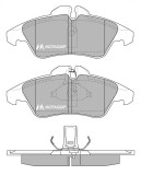 MOTAQUIP LVXL177 set placute frana,frana disc