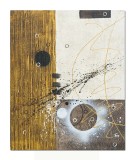 Cumpara ieftin Tablou abstract pictat manual, Intraplanetar, 60x50cm ulei pe panza in relief efect 3D, gata de agatat pe perete