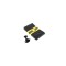 Husa volan cu ac si ata piele cu gaurele Negru , marime L latime 11,5cm Cod: LUX FST01 Automotive TrustedCars