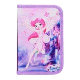 Penar echipat Abc, 1 compartiment, 2 clape mov, design printesa