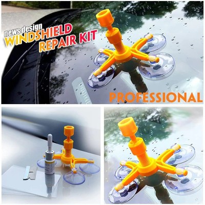 Kit reparare parbriz auto pentru repararea crapaturilor sau zgarieturilor din parbriz foto