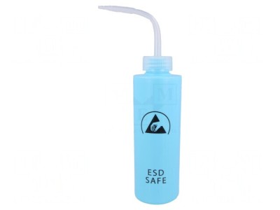 Flacoane de dozare 250ml ESD albastră cu pai foto