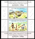 CIPRU - TURC 1994, EUROPA CEPT, serie neuzata, MNH, Nestampilat