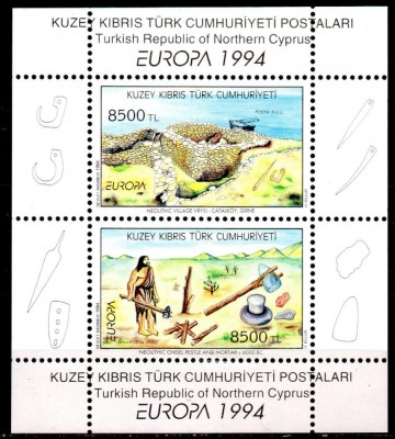 CIPRU - TURC 1994, EUROPA CEPT, serie neuzata, MNH foto