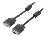 Cablu D-Sub 15pin HD Negru 10m