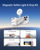 Set filmare profesionala cu telefonul, Telesin, FunShot MagGrip si Lumina Magnetica Fill Light, iPhine 16,15,14,13,12, Samsung S25, Google Pixel, Hono
