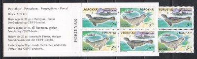 Feroe 1992 - Foci, Carnet, MNH foto