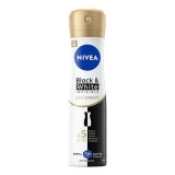 Deodorant spray pentru femei Black &amp; White Silky Smooth, 150ml, Nivea