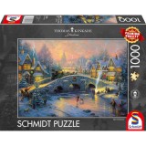 Puzzle Thomas Kinkade - Spiritul Craciunului 1000, Schmidt